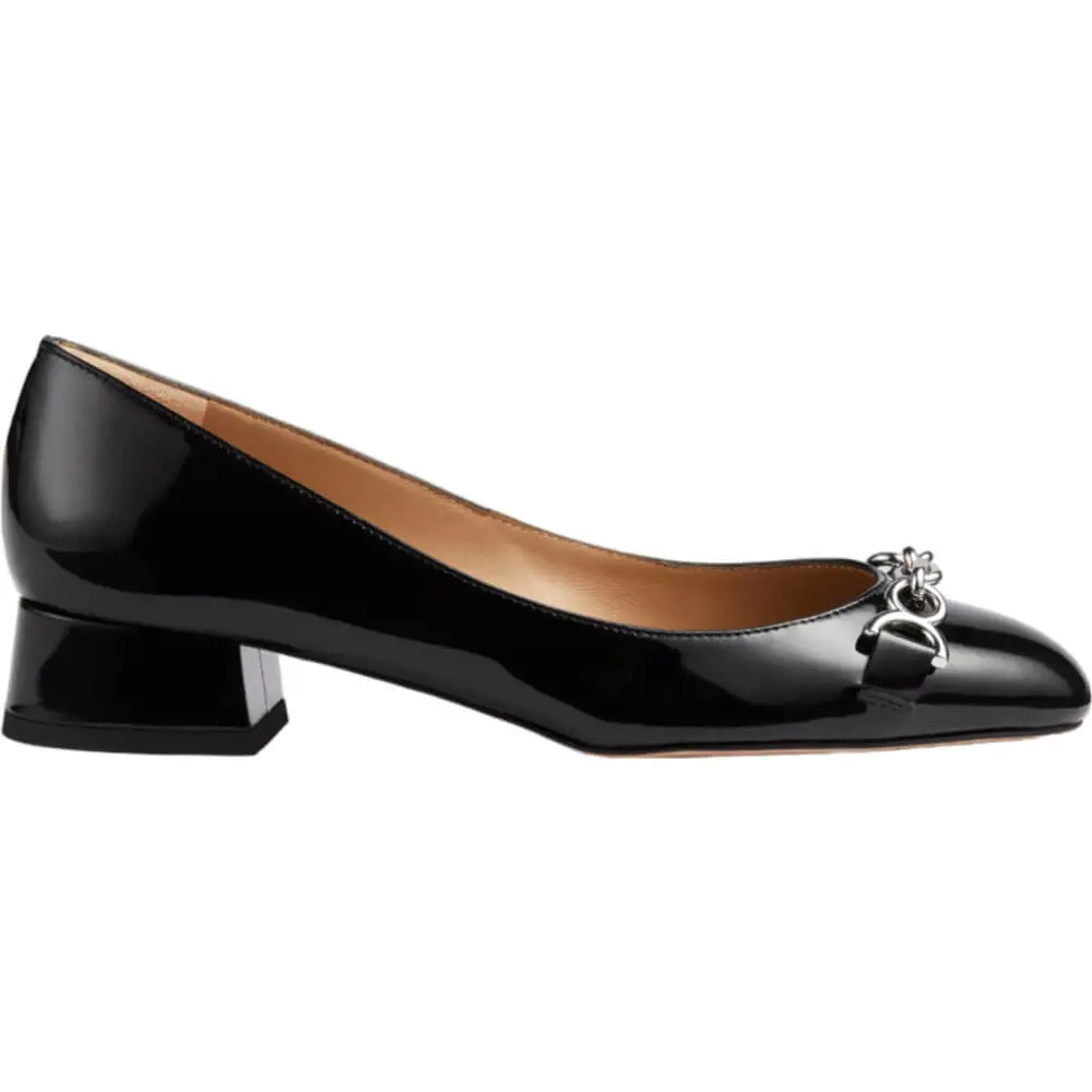 LK Bennett Blakely Patent Snaffle Pumps